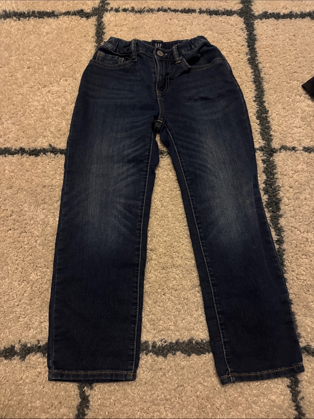 GAP Kid’s Straight Leg Jeans - Dark Blue Wash